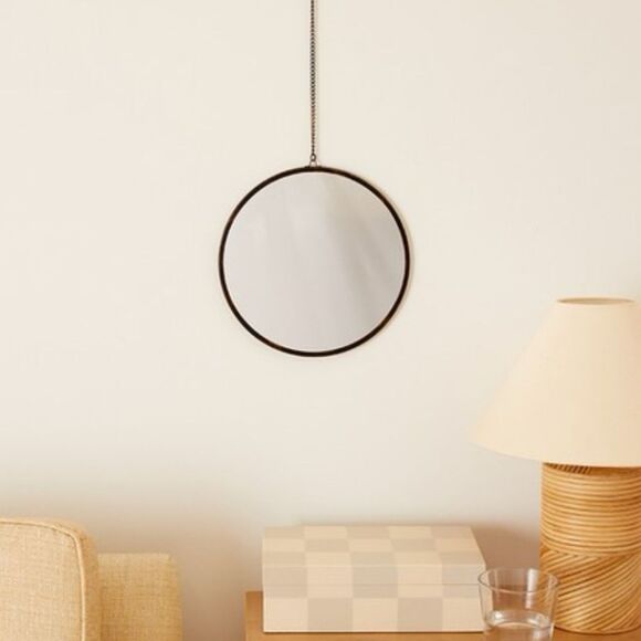Short Stories Circular Hanging Mirror - Picture 3 of 5